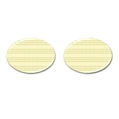 Background Pattern Lines Cufflinks (oval) by Amaryn4rt