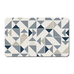 Geometric Triangle Modern Mosaic Magnet (rectangular) by Amaryn4rt