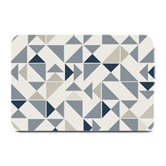 Geometric Triangle Modern Mosaic Plate Mats by Amaryn4rt