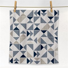 Geometric Triangle Modern Mosaic Face Towel