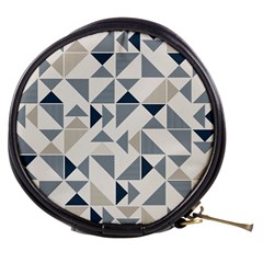 Geometric Triangle Modern Mosaic Mini Makeup Bags by Amaryn4rt