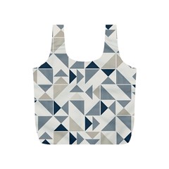 Geometric Triangle Modern Mosaic Full Print Recycle Bags (s) 