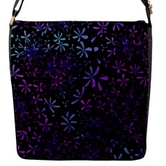 Retro Flower Pattern Design Batik Flap Messenger Bag (s) by Amaryn4rt