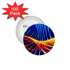 Color Colorful Wave Abstract 1 75  Buttons (100 Pack) 