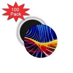 Color Colorful Wave Abstract 1 75  Magnets (100 Pack) 