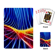 Color Colorful Wave Abstract Playing Card by Amaryn4rt