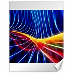 Color Colorful Wave Abstract Canvas 12  X 16   by Amaryn4rt