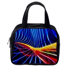 Color Colorful Wave Abstract Classic Handbags (one Side)