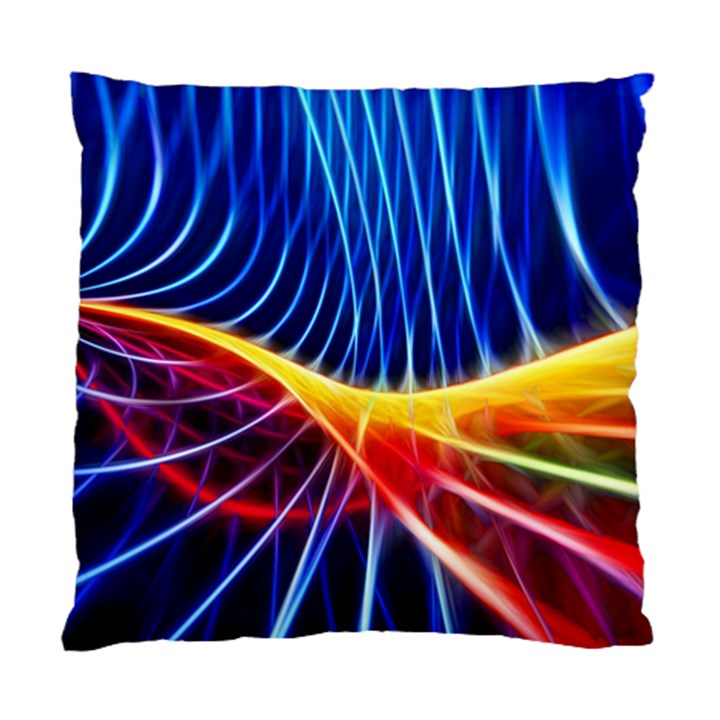 Color Colorful Wave Abstract Standard Cushion Case (Two Sides)