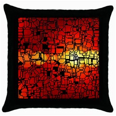 Board Conductors Circuits Throw Pillow Case (black)