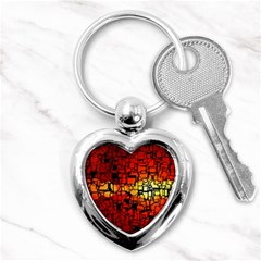 Board Conductors Circuits Key Chains (heart)  by Amaryn4rt