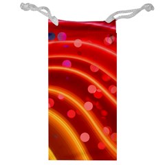 Bokeh Lines Wave Points Swing Jewelry Bag by Amaryn4rt