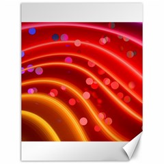 Bokeh Lines Wave Points Swing Canvas 12  X 16   by Amaryn4rt