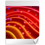 Bokeh Lines Wave Points Swing Canvas 18  x 24   17.8 x23.08  Canvas - 1