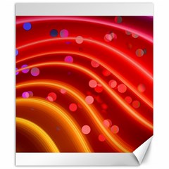 Bokeh Lines Wave Points Swing Canvas 20  X 24   by Amaryn4rt