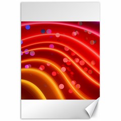 Bokeh Lines Wave Points Swing Canvas 20  X 30   by Amaryn4rt