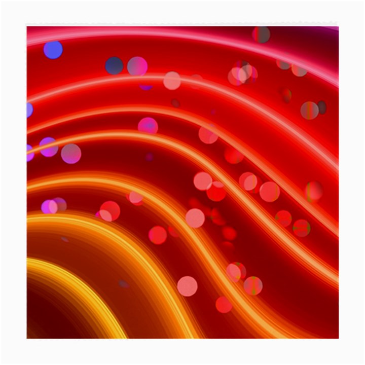 Bokeh Lines Wave Points Swing Medium Glasses Cloth (2-Side)