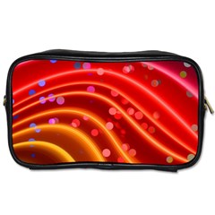 Bokeh Lines Wave Points Swing Toiletries Bags by Amaryn4rt