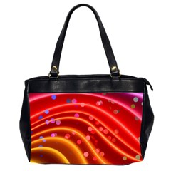 Bokeh Lines Wave Points Swing Office Handbags (2 Sides)  by Amaryn4rt