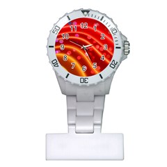 Bokeh Lines Wave Points Swing Plastic Nurses Watch by Amaryn4rt