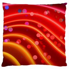 Bokeh Lines Wave Points Swing Standard Flano Cushion Case (two Sides) by Amaryn4rt