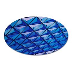 Lines Geometry Architecture Texture Oval Magnet