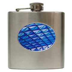 Lines Geometry Architecture Texture Hip Flask (6 Oz) by Amaryn4rt