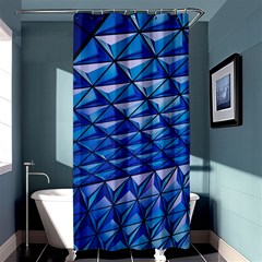 Lines Geometry Architecture Texture Shower Curtain 36  X 72  (stall) 