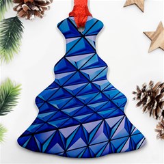 Lines Geometry Architecture Texture Christmas Tree Ornament (two Sides) by Amaryn4rt