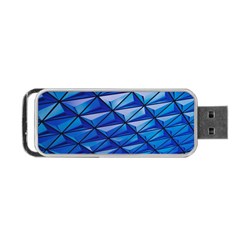 Lines Geometry Architecture Texture Portable Usb Flash (two Sides) by Amaryn4rt