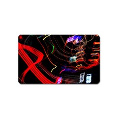 Night View Night Chaos Line City Magnet (name Card) by Amaryn4rt