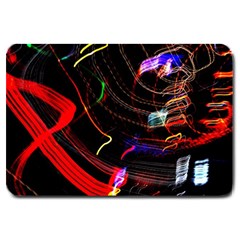 Night View Night Chaos Line City Large Doormat  by Amaryn4rt