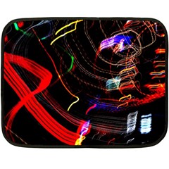 Night View Night Chaos Line City Fleece Blanket (mini)