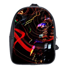 Night View Night Chaos Line City School Bags(large) 