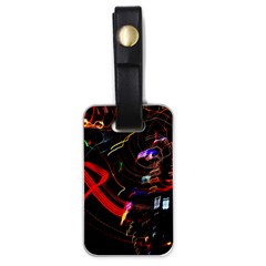 Night View Night Chaos Line City Luggage Tags (one Side)  by Amaryn4rt