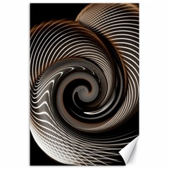 Abstract Background Curves Canvas 24  X 36 