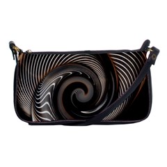 Abstract Background Curves Shoulder Clutch Bags