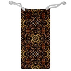 Tribal Geometric Print Jewelry Bag by dflcprints