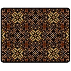 Tribal Geometric Print Fleece Blanket (medium)  by dflcprints