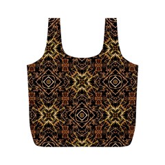 Tribal Geometric Print Full Print Recycle Bags (m)  by dflcprints