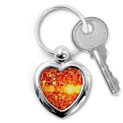 Board Conductors Circuit Key Chains (heart)  by Amaryn4rt