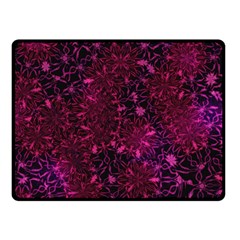 Retro Flower Pattern Design Batik Fleece Blanket (small) by Amaryn4rt