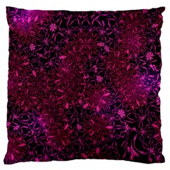 Retro Flower Pattern Design Batik Large Cushion Case (one Side) by Amaryn4rt