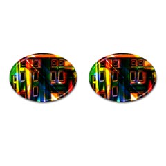 Architecture City Homes Window Cufflinks (oval) by Amaryn4rt