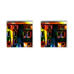 Architecture City Homes Window Cufflinks (square) by Amaryn4rt