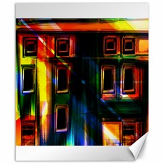 Architecture City Homes Window Canvas 8  X 10  by Amaryn4rt