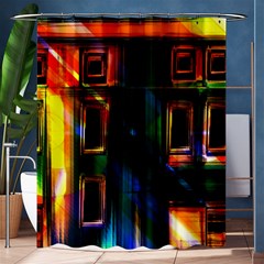 Architecture City Homes Window Shower Curtain 60  X 72  (medium)  by Amaryn4rt