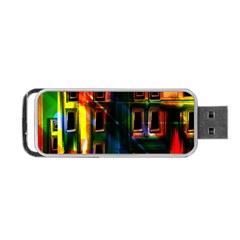 Architecture City Homes Window Portable Usb Flash (one Side) by Amaryn4rt