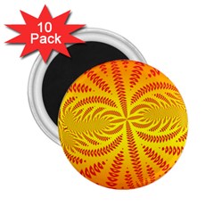 Background Brush Particles Wave 2 25  Magnets (10 Pack) 