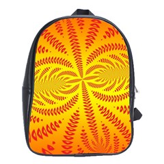 Background Brush Particles Wave School Bags (xl) 